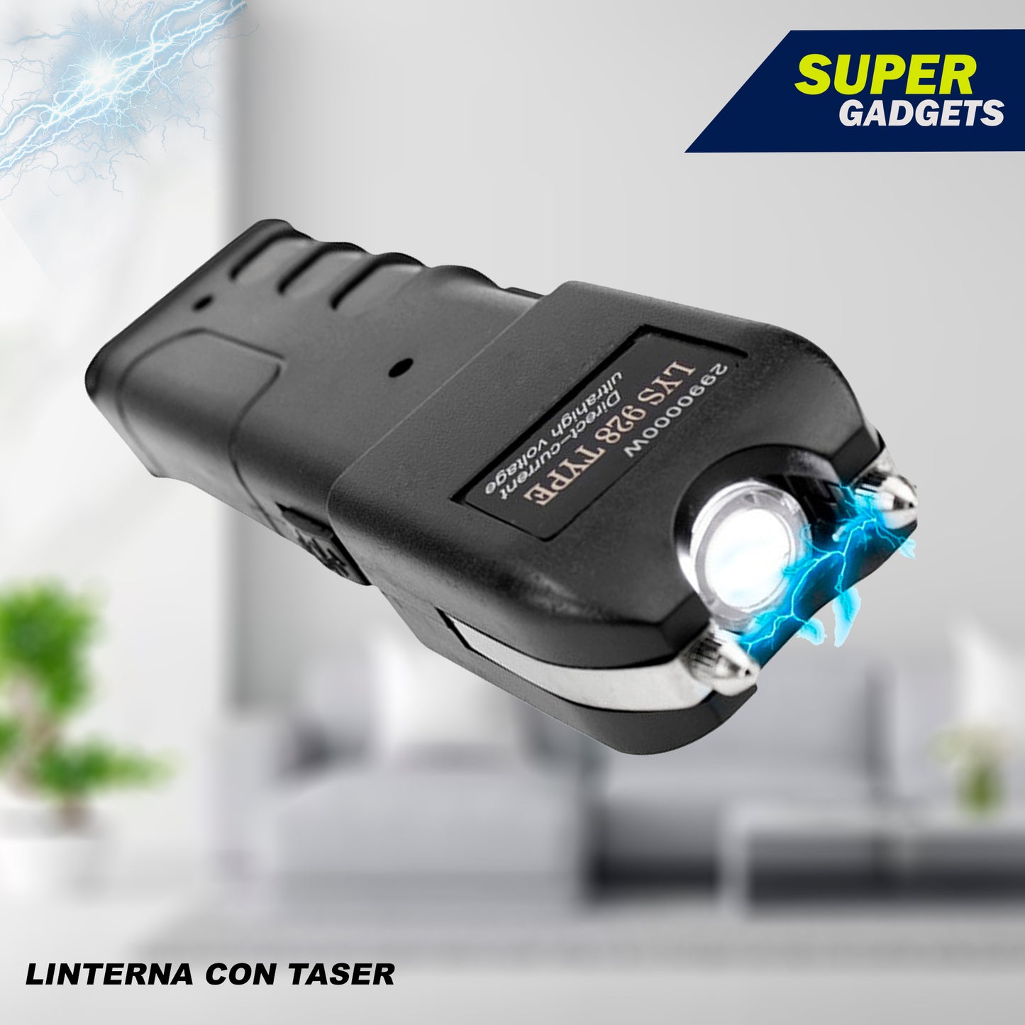 Linterna con Taser para defensa personal